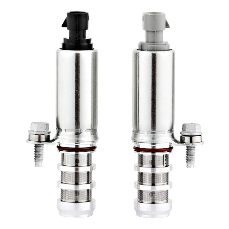HIMIKI Intake and Exhaust Camshaft Position Actuator Solenoid Valve Kit - Replaces 12655421 12655420 Compatible with Cobalt HHR Malibu Equinox G6 and other GM Vehicles - 2.0 2.2 2.4L - Image 1